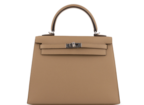 Hermès Kelly 25 Epsom Poussier PHW