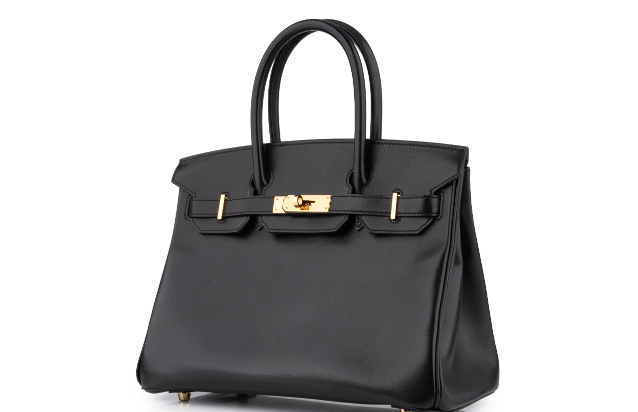 Hermès Birkin 30 Tadelakt Noir GHW