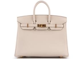 Hermès Birkin 25 Togo Craie GHW